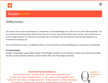 Tablet Screenshot of praxis-stucke-richter.de